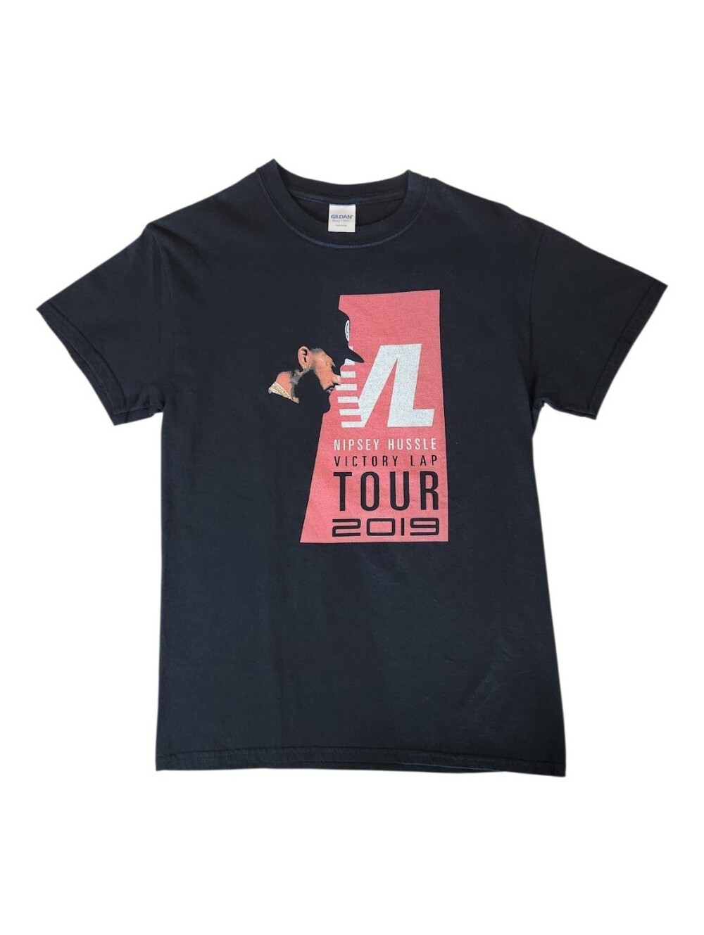 Official Nipsey Hussle Victory Lap Tour 2019 Concert T Shirt Double Sided Small